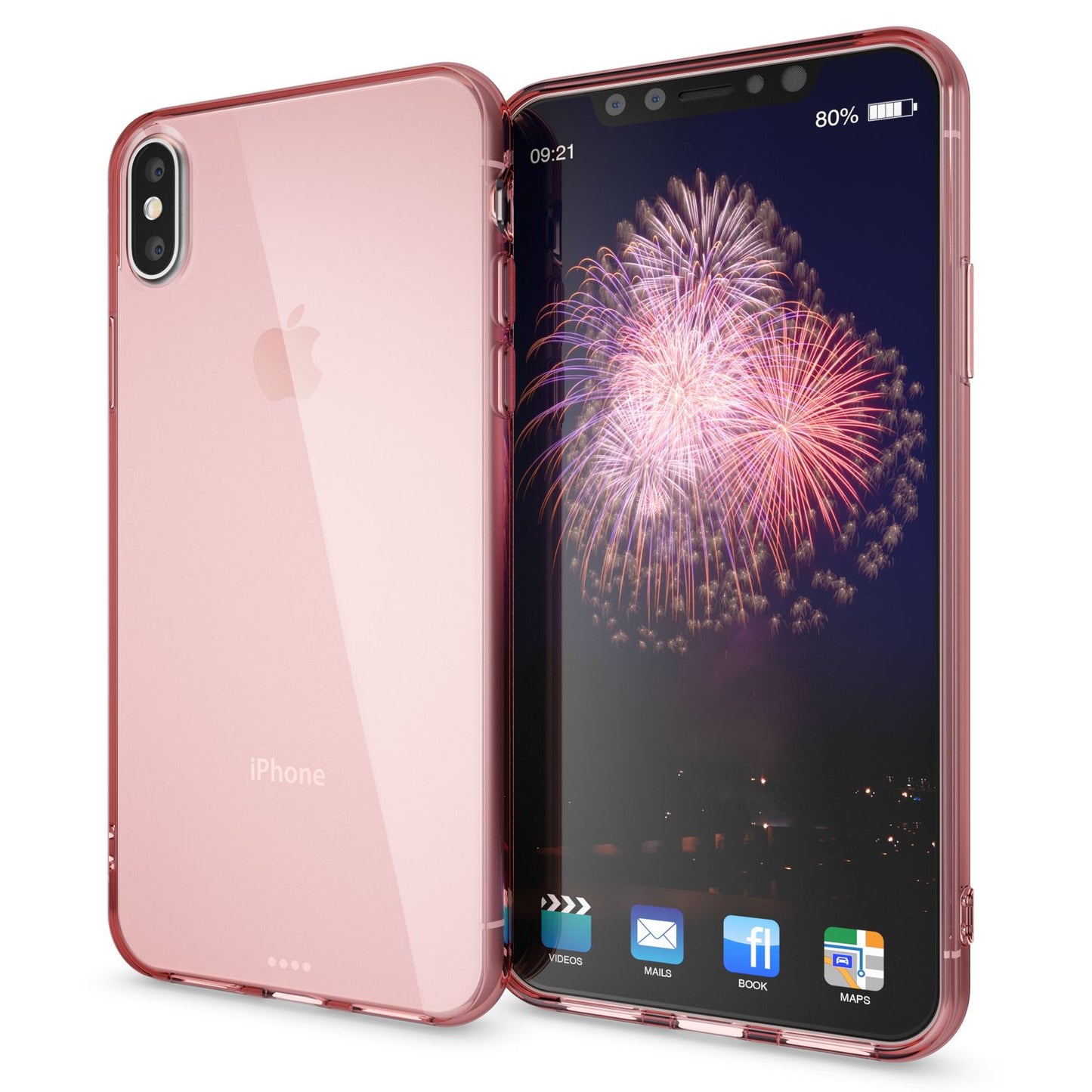 NALIA Hülle für Apple iPhone X XS, Slim Handy Schutz Case Silikon Cover Bumper