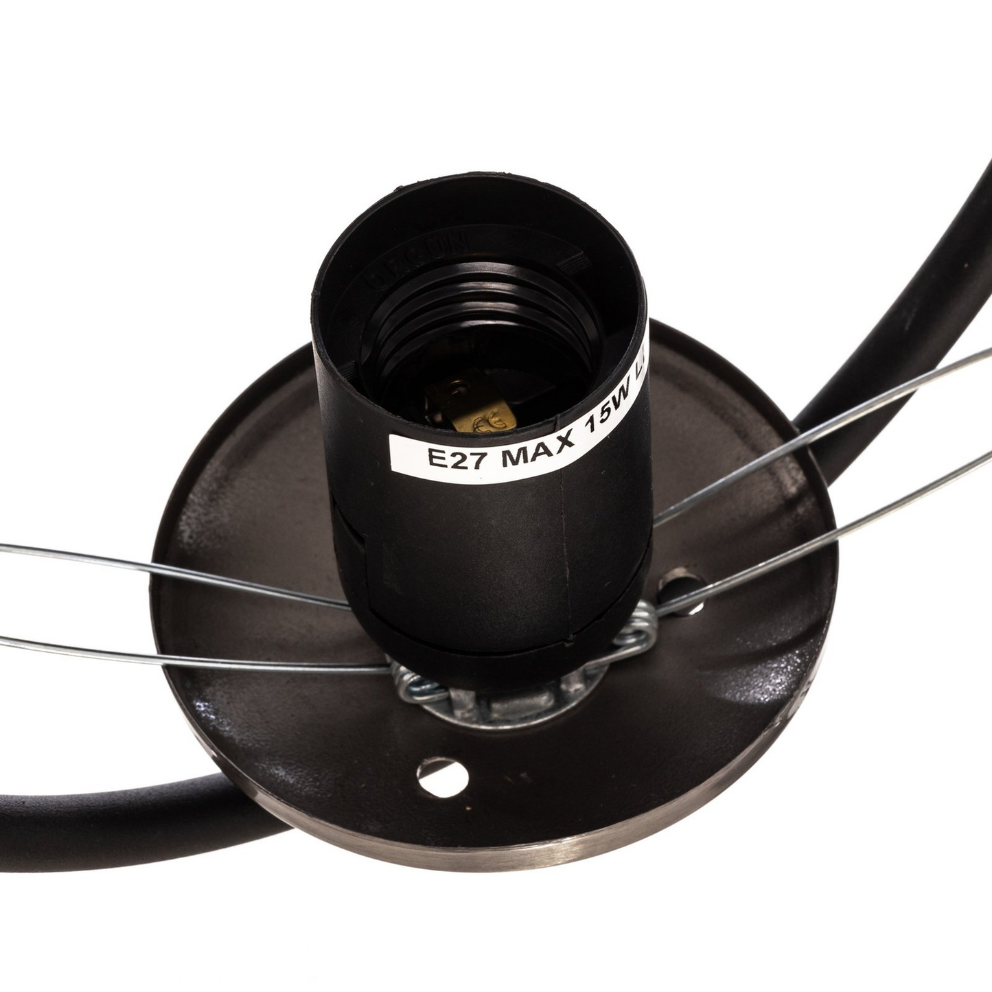 Hengilampi Mudoni Mr 937, ein pera, á lager. Hengilampi úr svörtu/ópalgleri, lampi 257.