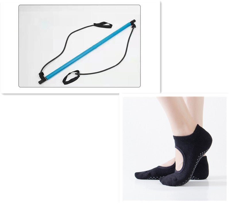 Stretching Pilates Stick Yoga Home Stretch Training Puller