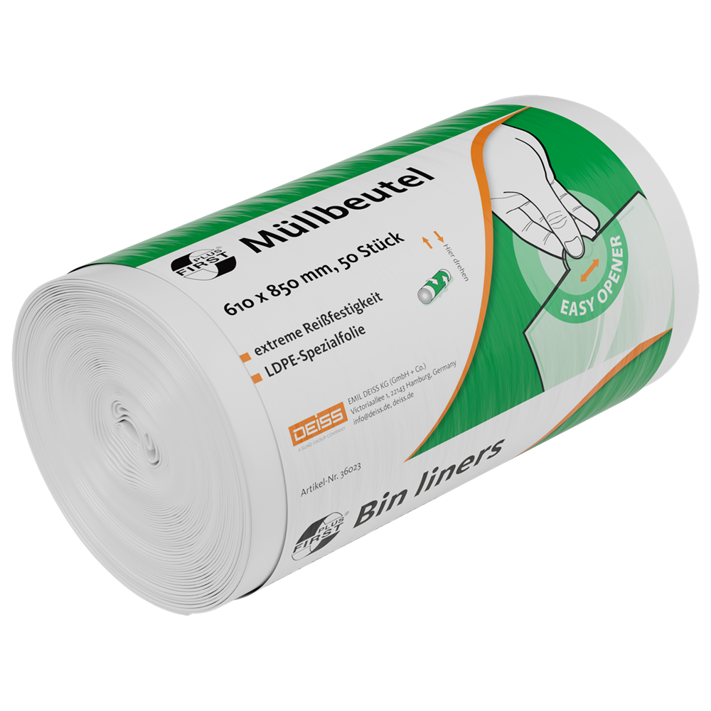 DEISS 36023 - 610x850 mm weiss | Packung (50 Stück)