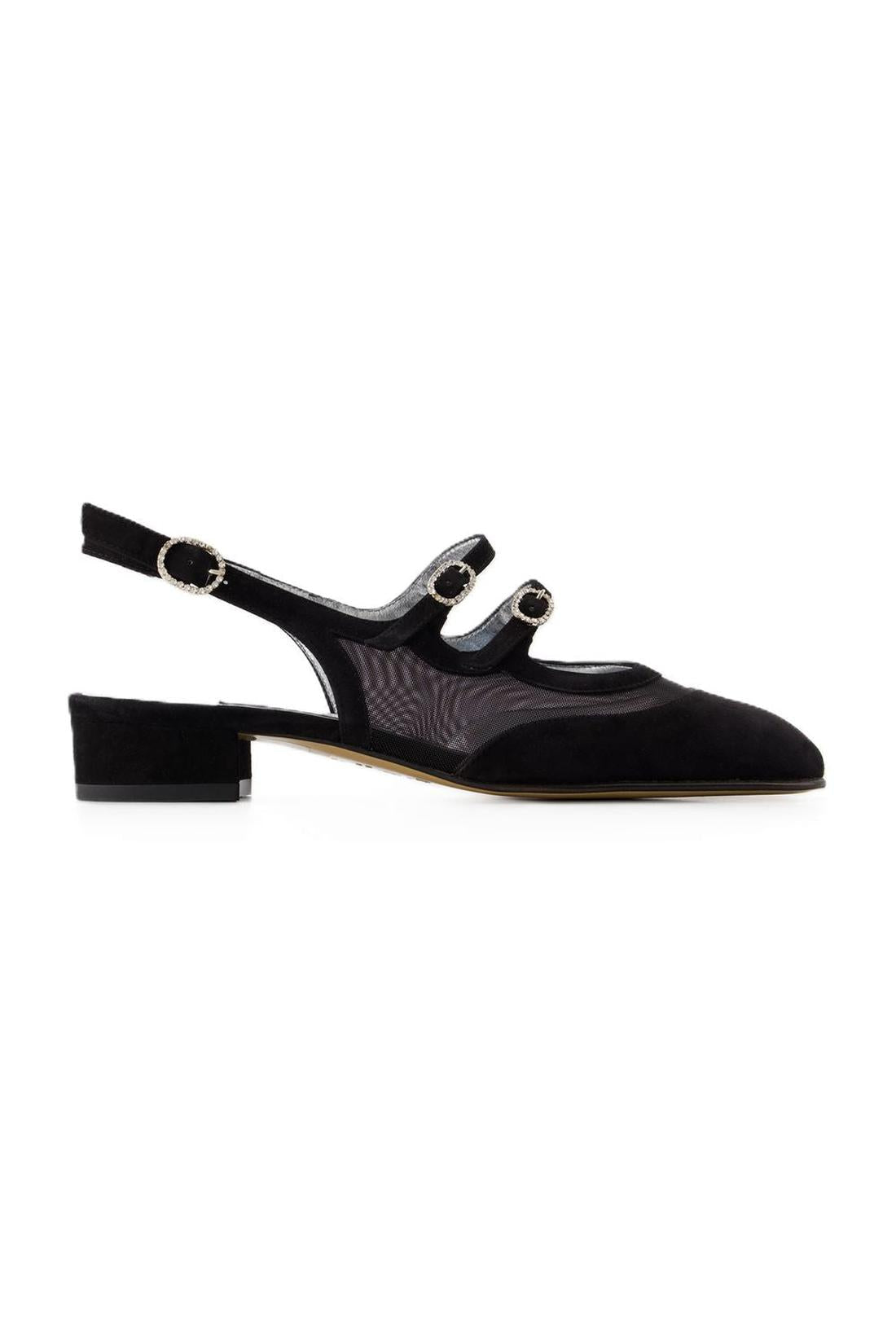Peach Night Pumps - Carel - Black - Velvet