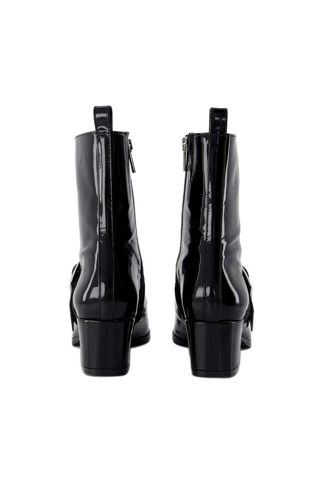 Rock Stiefel - Carel - Leder - Schwarz