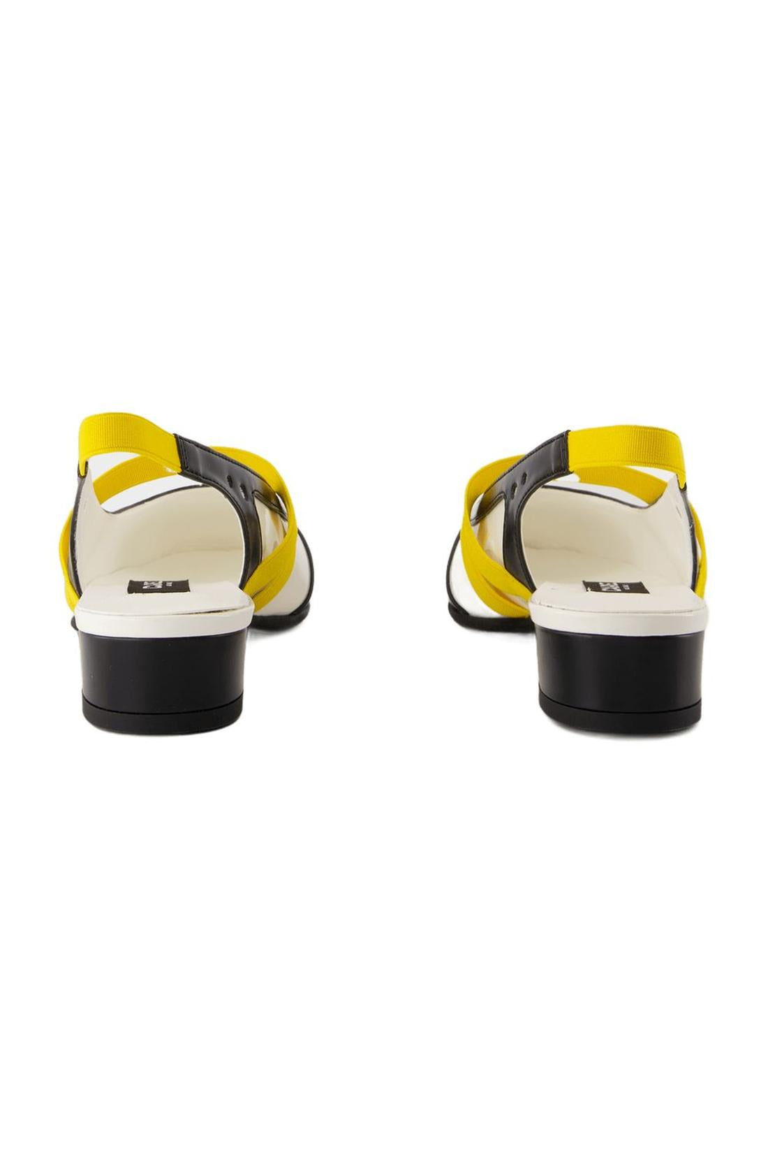 Sling Back Peachy - Carel - Baumwolle - Schwarz