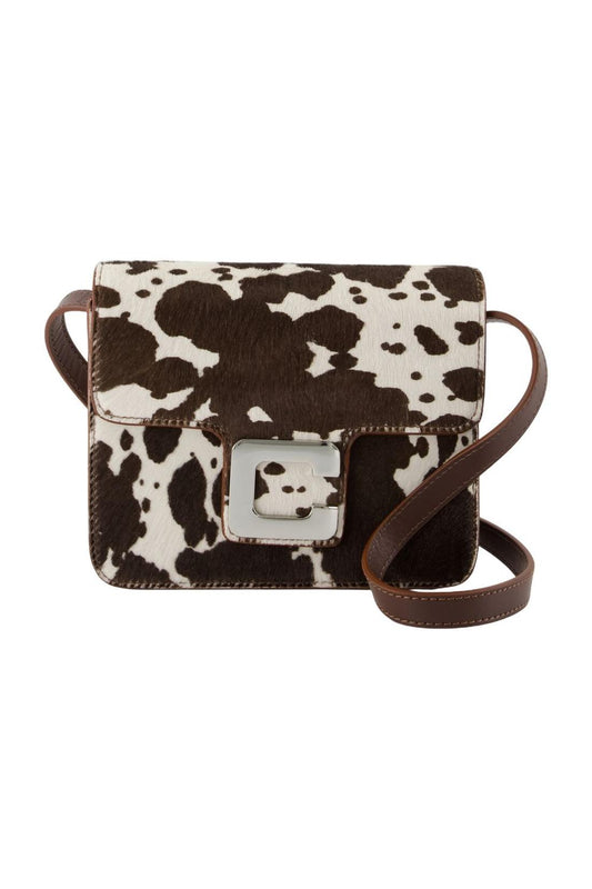 Michelle 25 Schultertasche - Carel - Leder - Weiß