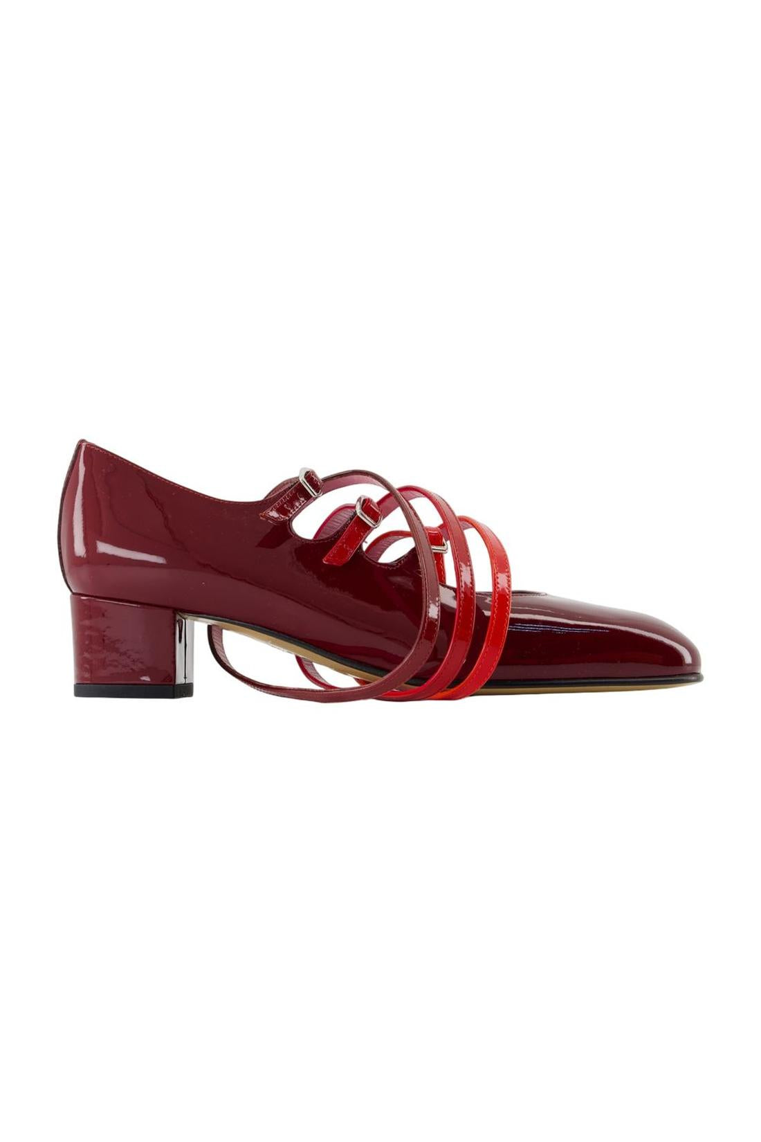 Spaghetti-Pumps - Carel - Leder - Bordeaux