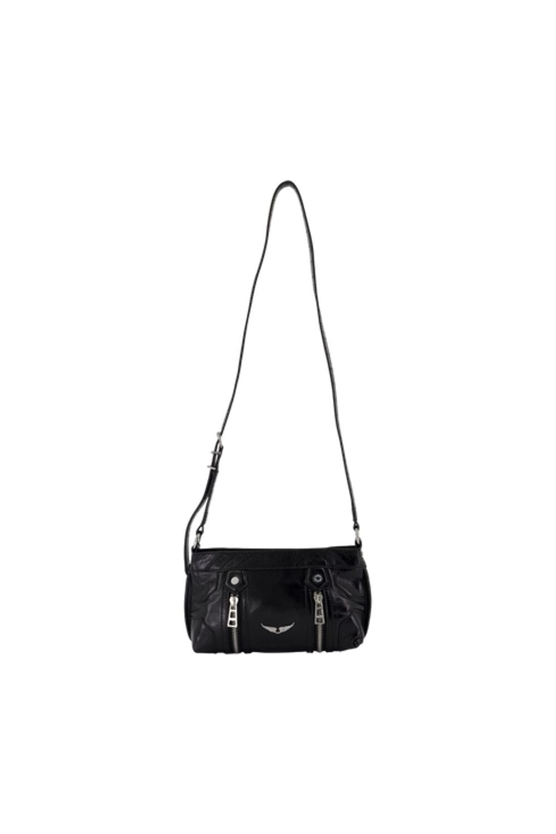 Sunny Mood Schultertasche - Zadig & Voltaire - Leder - Schwarz
