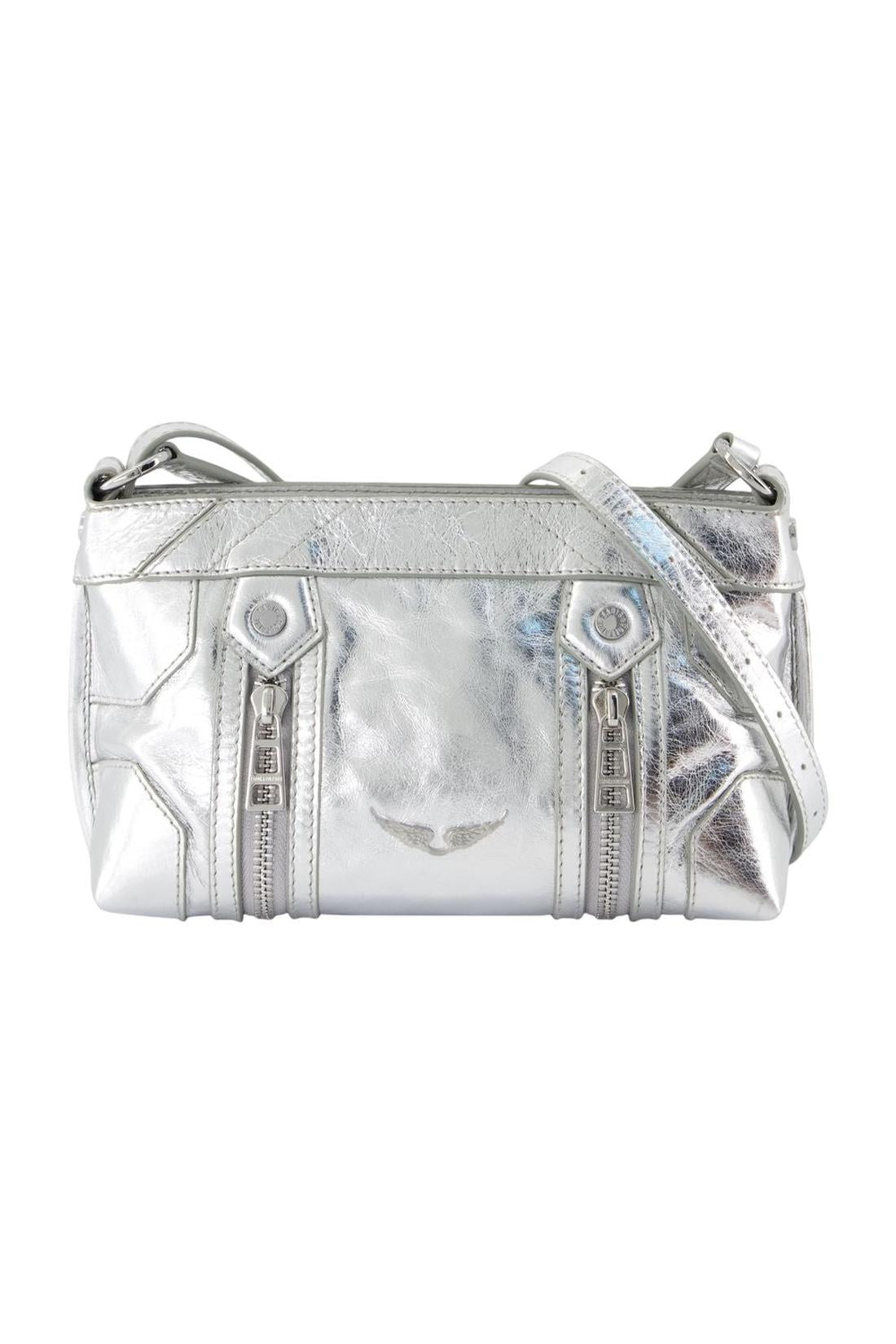 Sunny Mood Schultertasche - Zadig & Voltaire - Leder - Silber