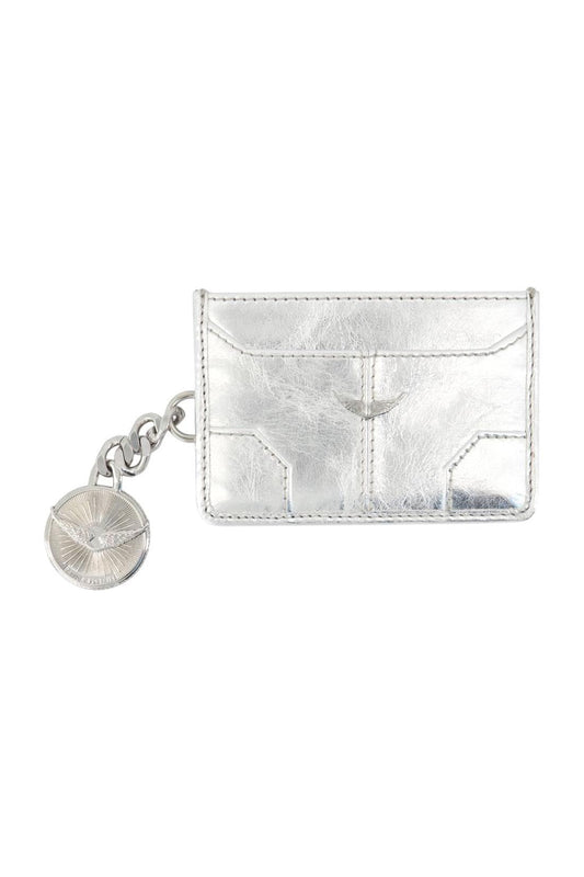 Sunny Pass Geldbörse - Zadig & Voltaire - Leder - Silber