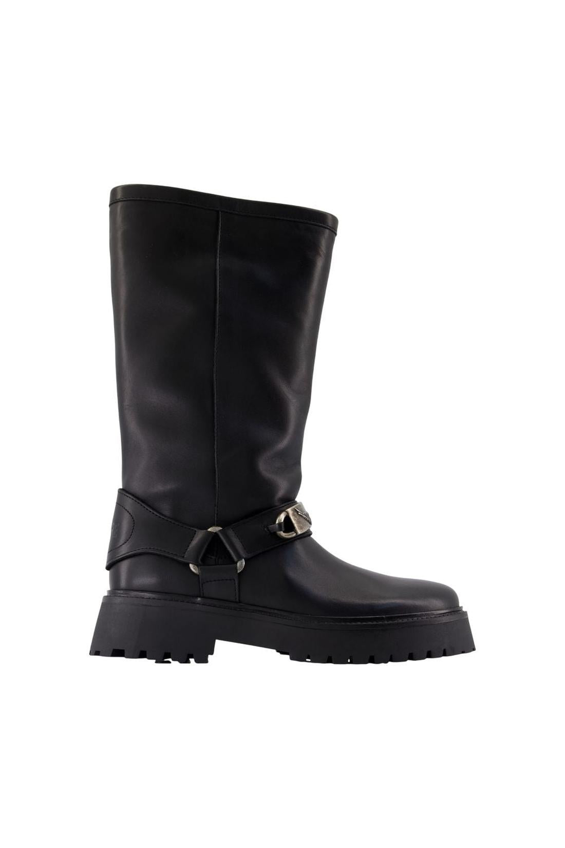 Angie Smooth Stiefeletten - Zadig & Voltaire - Leder - Schwarz