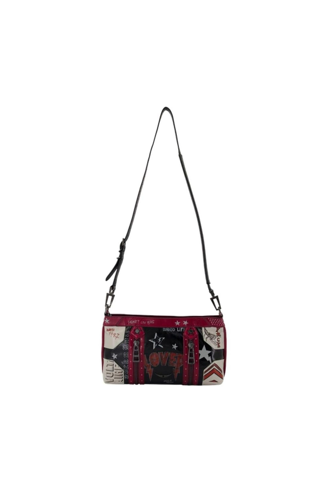Sunny Moody Punk Schultertasche - Zadig & Voltaire - Leder - Multi