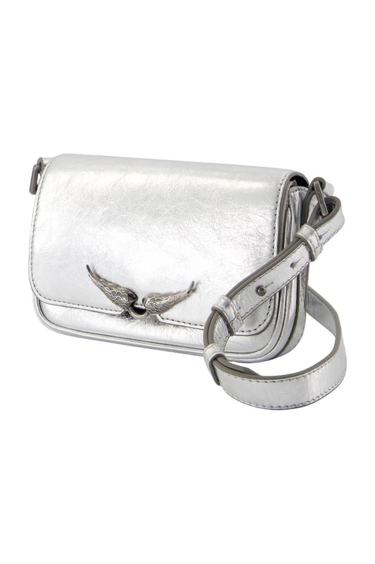 Le Zazi Schultertasche - Zadig & Voltaire - Leder - Silber