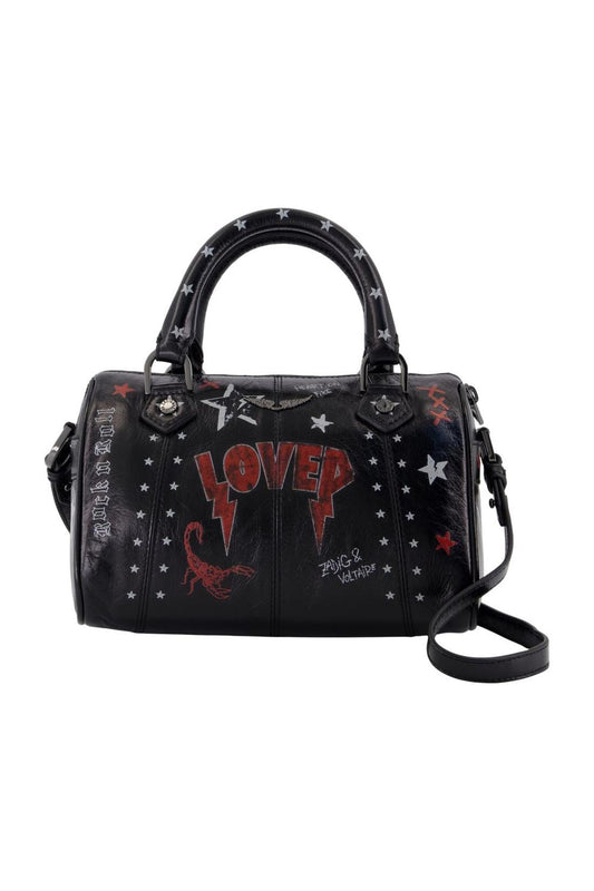 Sunny Ray Xs Punk Schultertasche - Zadig & Voltaire - Leder - Schwarz