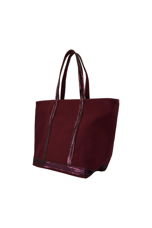 Cabas L Zipper - Vanessa Bruno - Baumwolle - Violett