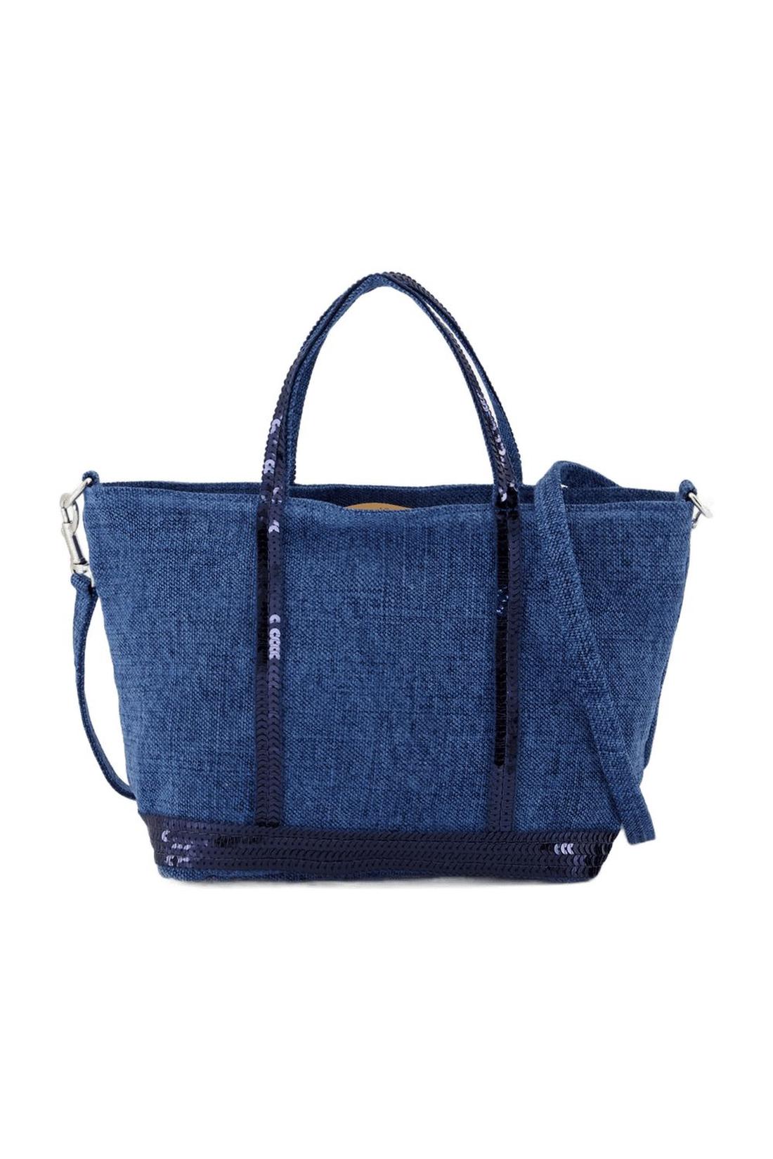 Umhängetasche Xs - Vanessa Bruno - Leinen - Blau