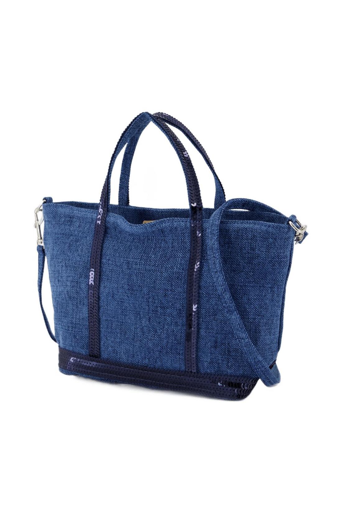 Umhängetasche Xs - Vanessa Bruno - Leinen - Blau