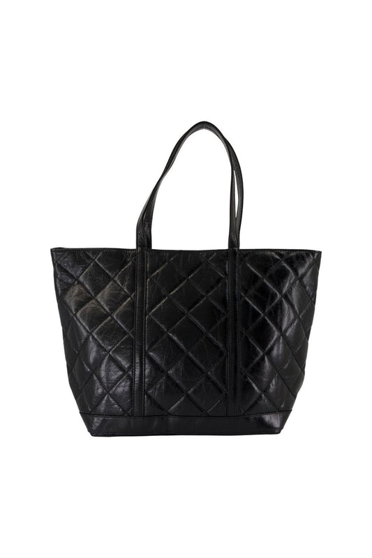 Einkaufstasche Xl - Vanessa Bruno - Leder - Schwarz