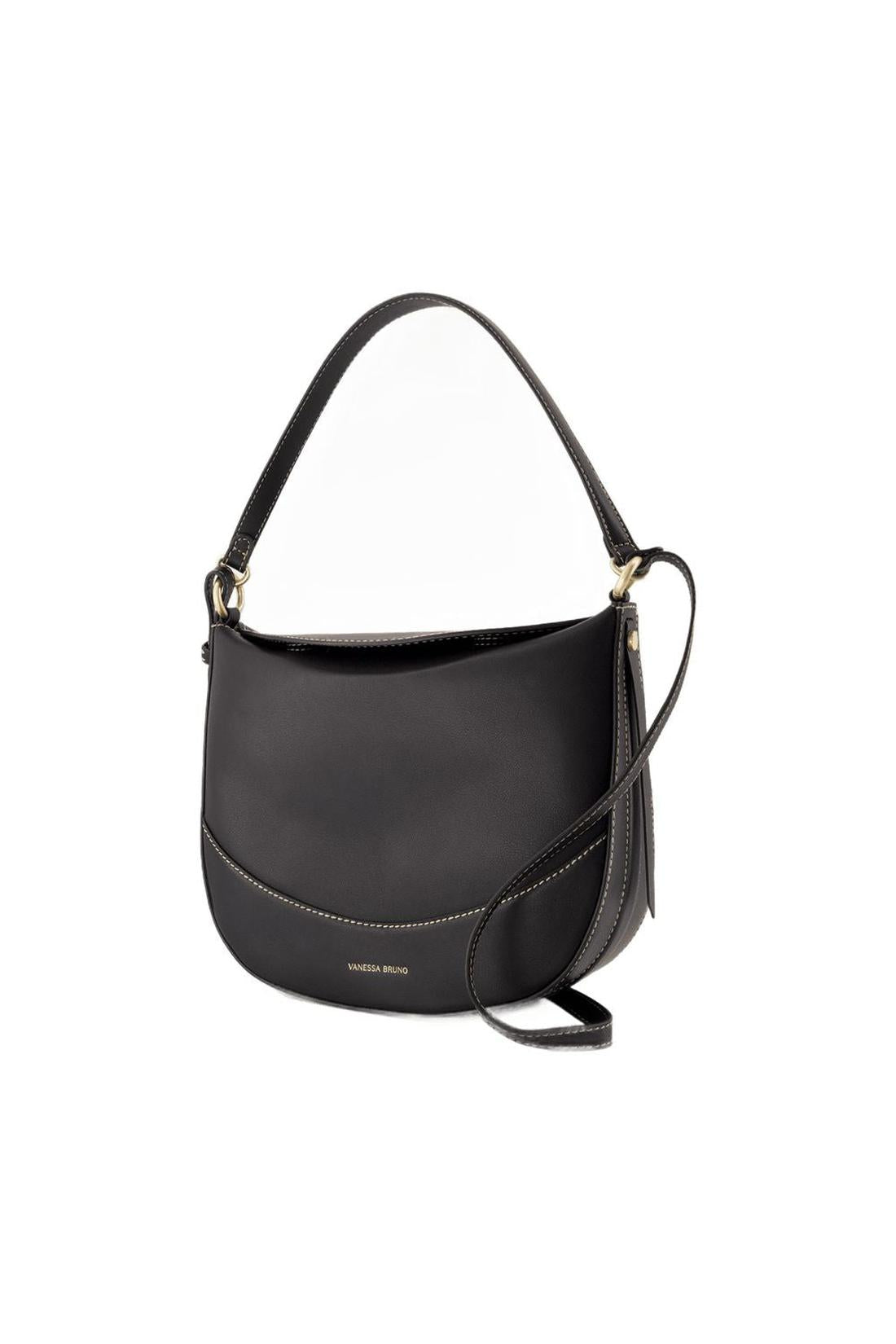 Handtasche Daily Mm - Vanessa Bruno - Leder - Schwarz