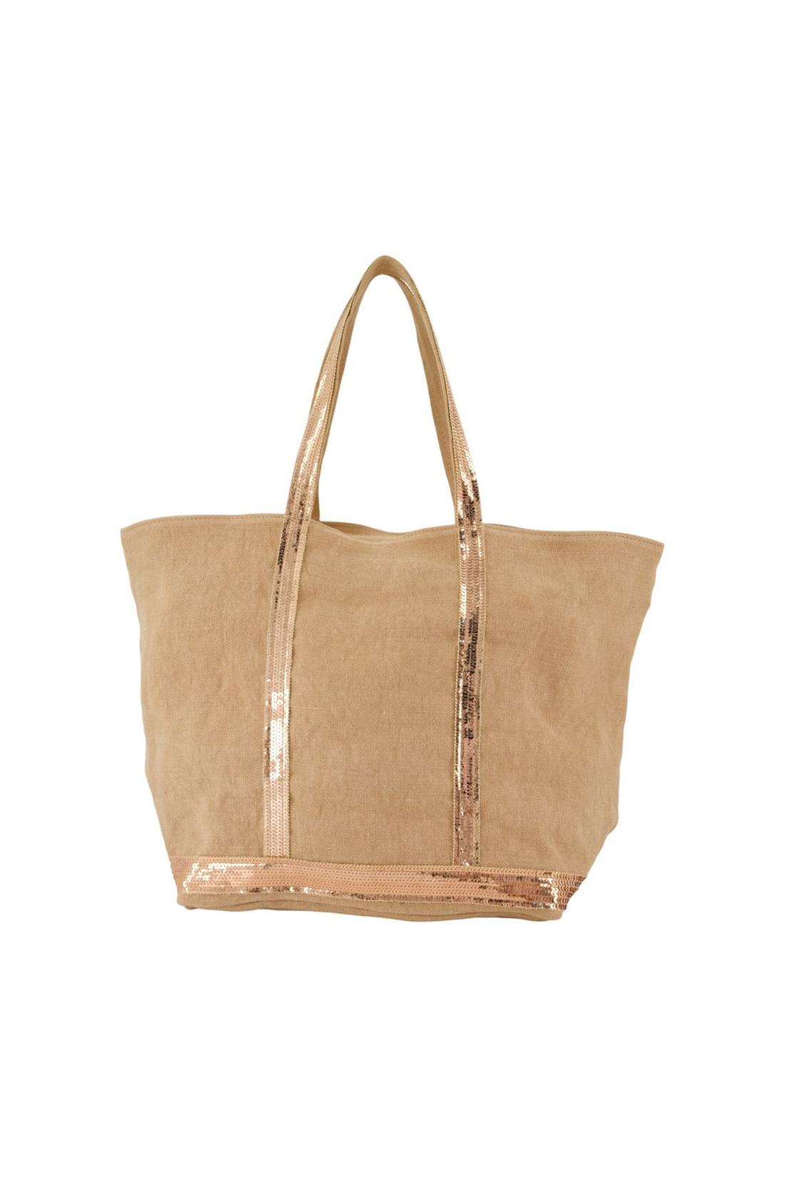 Cabas L Zippe - Vanessa Bruno - Leinen - Rosa