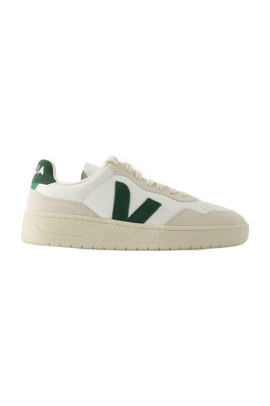 Sneakers V-90 - Veja - Leder - Weiß Cyprus
