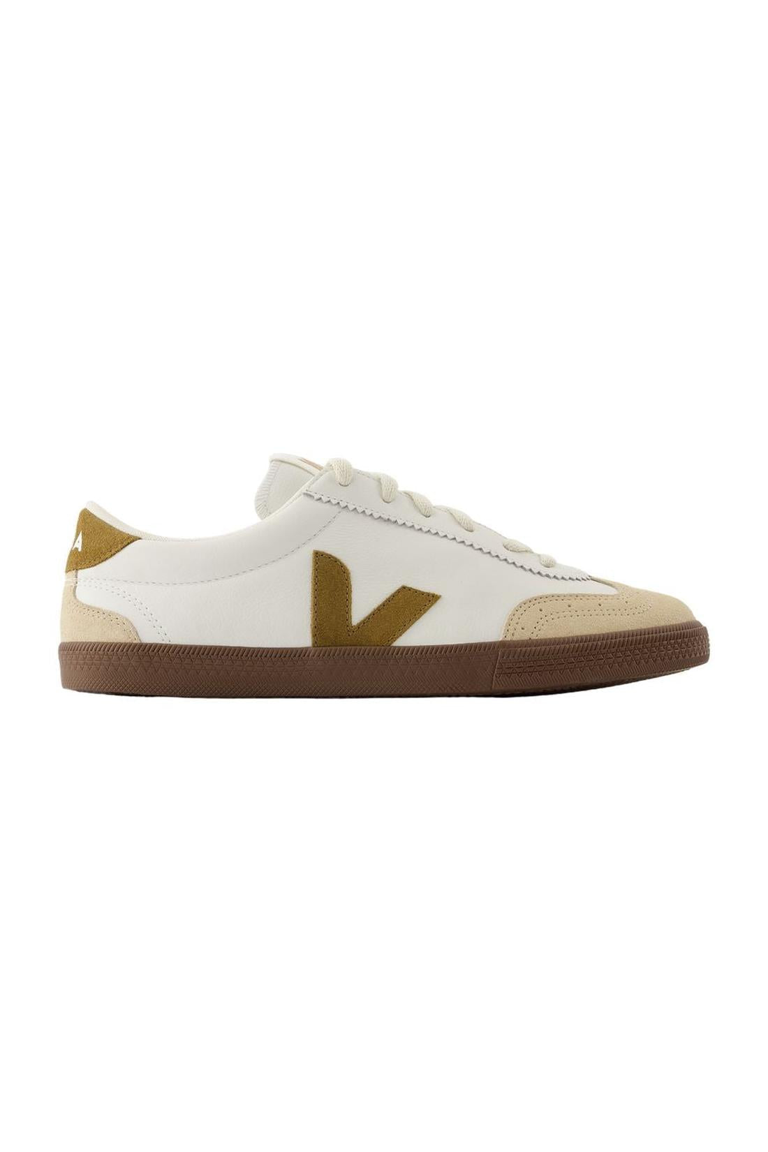 Volleyball Sneakers - Veja - Leder - Weiß