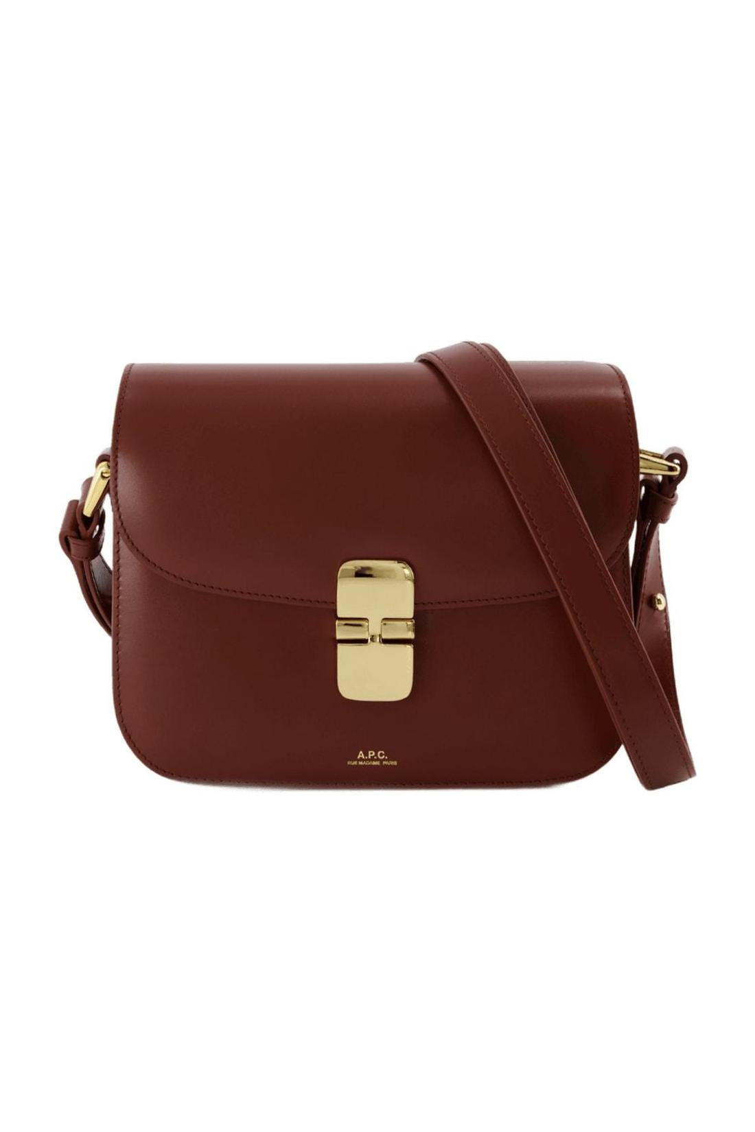 Grace Small Hobo Bag - A.P.C. - Hazelnut - Leather