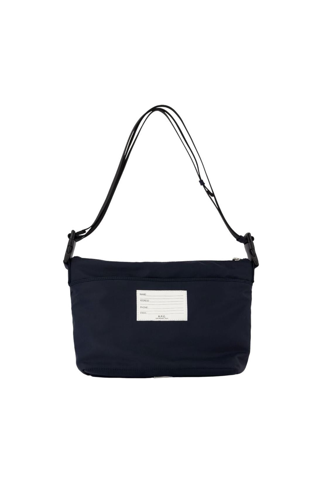 Trek Schultertasche - A.P.C. - Nylon - Blau