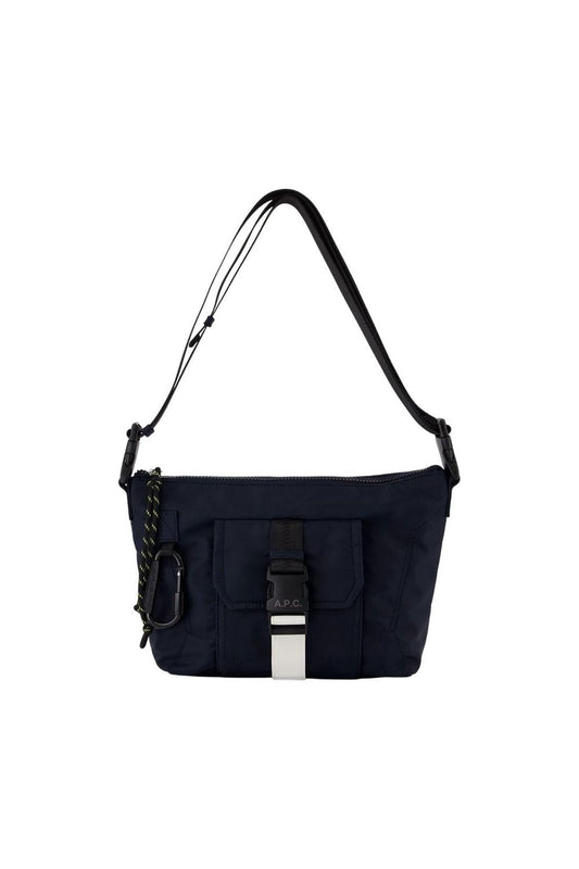 Trek Schultertasche - A.P.C. - Nylon - Blau
