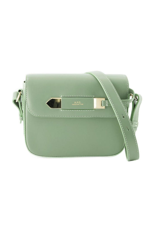 Charlotte Schultertasche - A.P.C - Leder - Grün