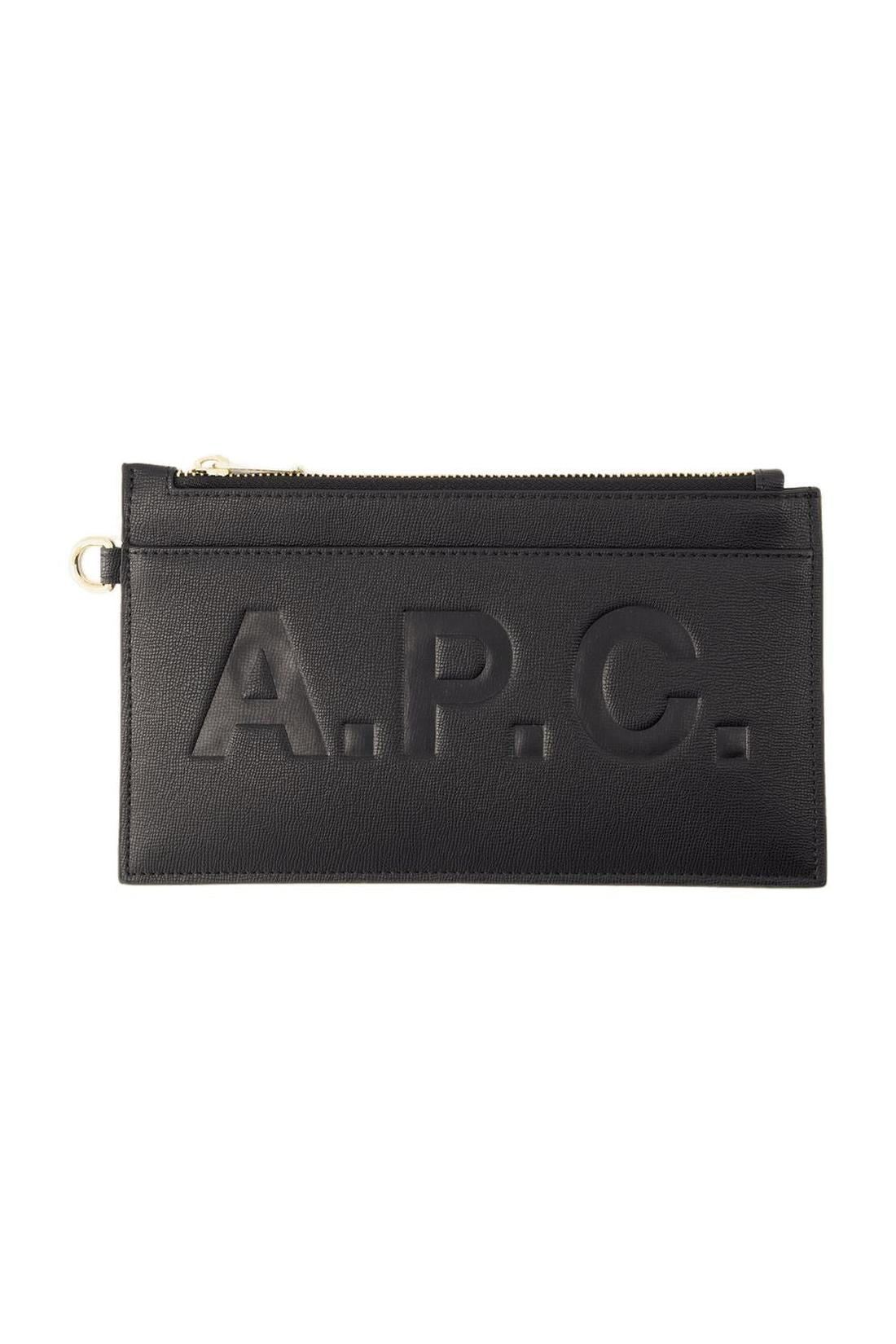 Market Clutch - A.P.C. - Synthetik - Schwarz
