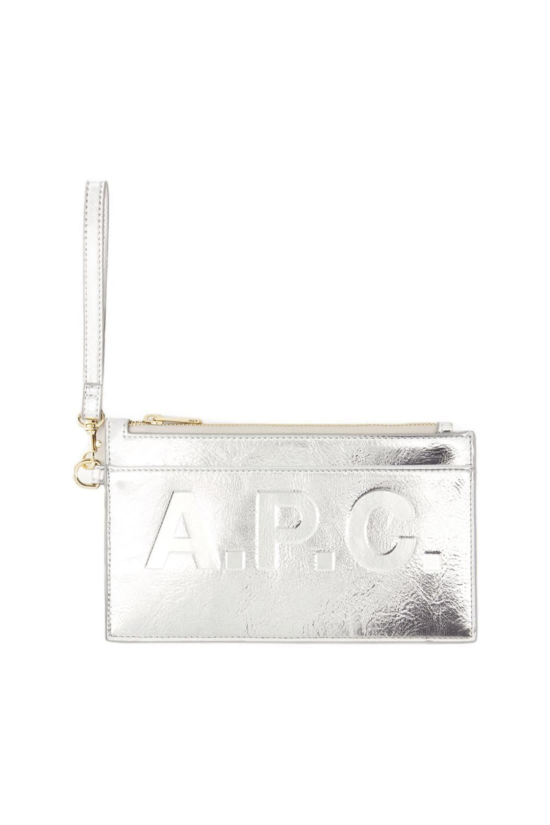 Market Clutch - A.P.C. - Synthetik - Silber