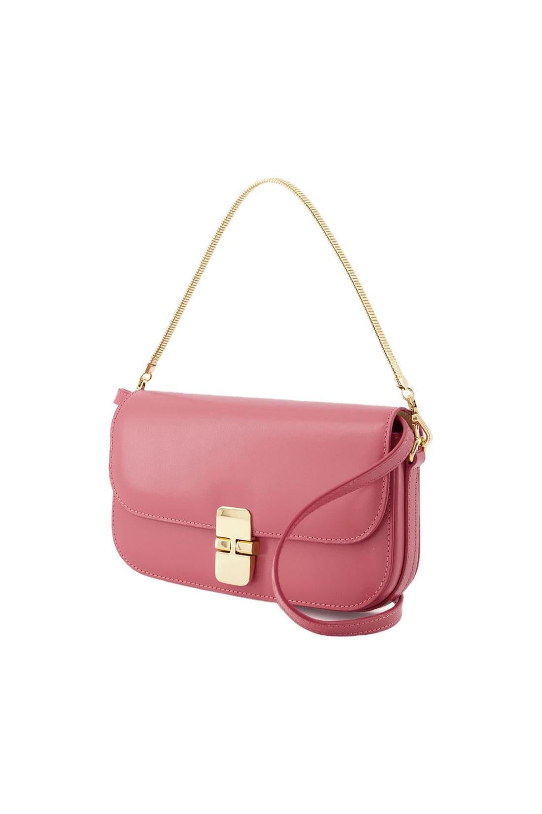 Grace Chain Schultertasche - A.P.C. - Leder - Pink