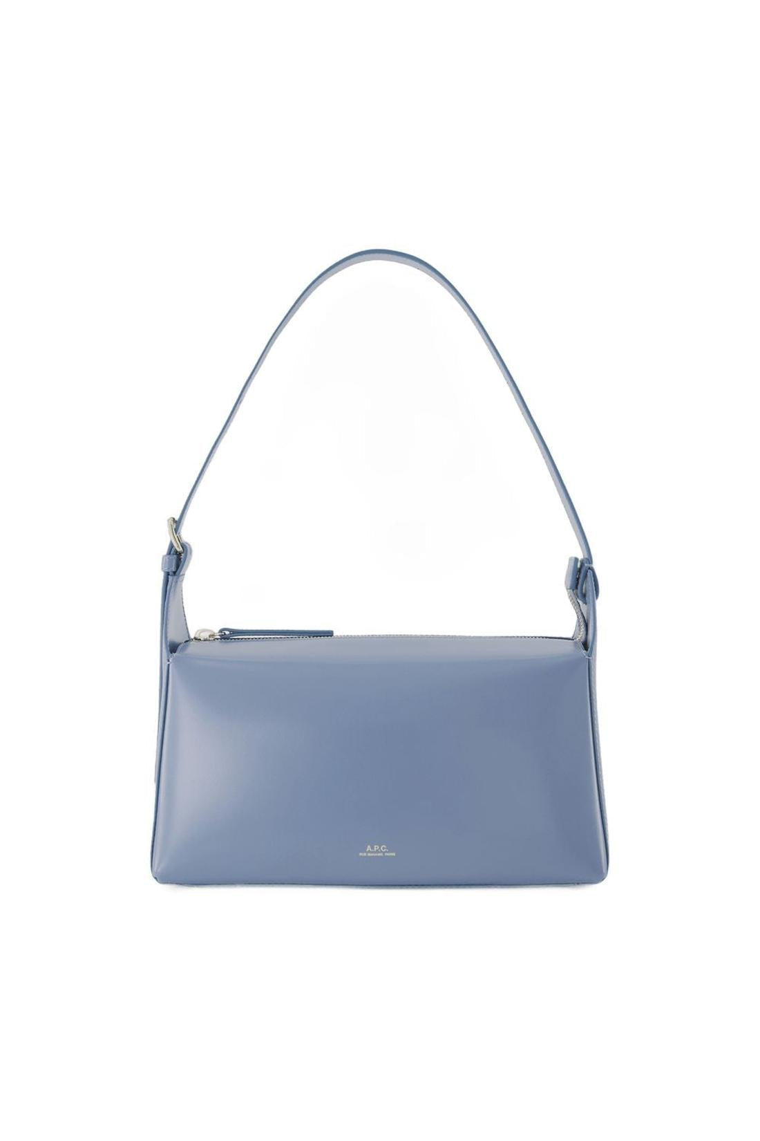 Virginie Schultertasche - A.P.C. - Leder - Blau