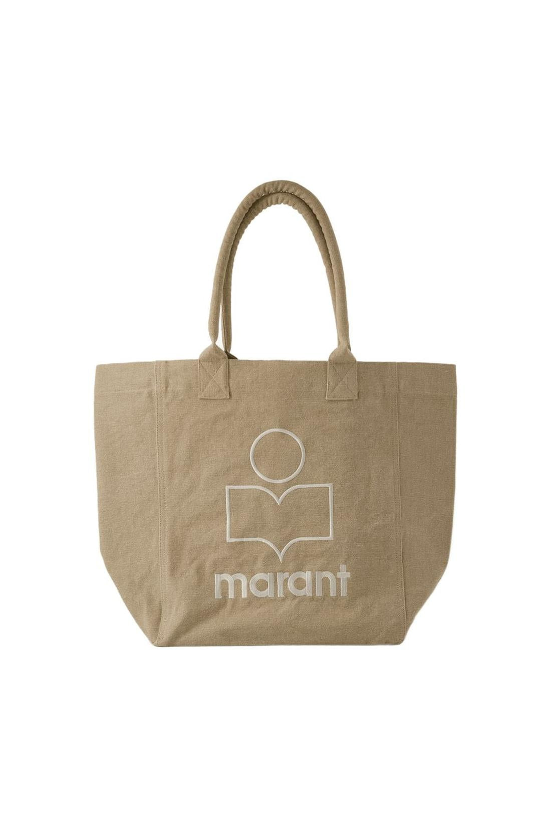 Tote bag Yenky Gz - Isabel Marant - Baumwolle - Beige