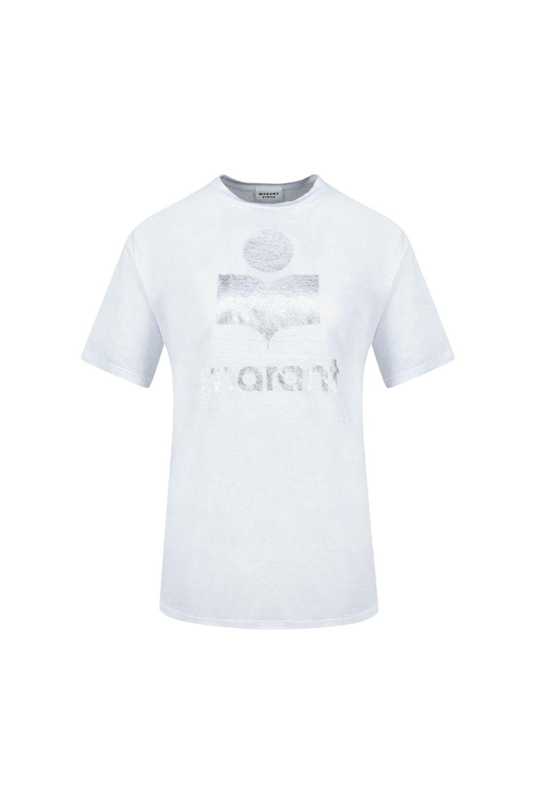 Zewel Gz T-Shirt - Isabel Marant - Leinen - Weiß