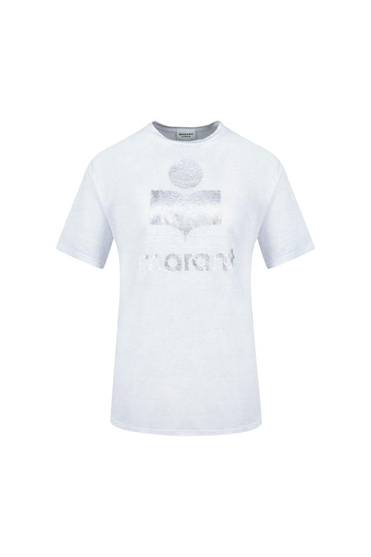 Zewel Gz T-Shirt - Isabel Marant - Leinen - Weiß