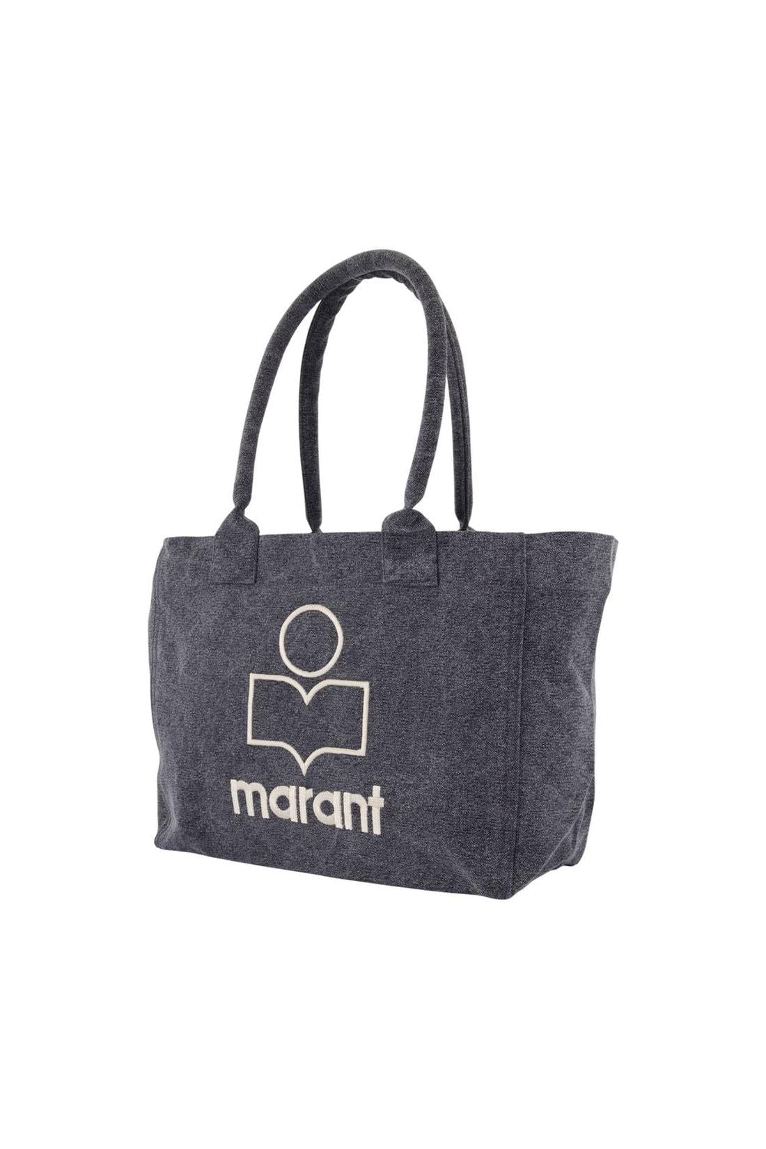 Cabas Yenky Zipped Gz - Isabel Marant - Baumwolle - Schwarz verwaschen