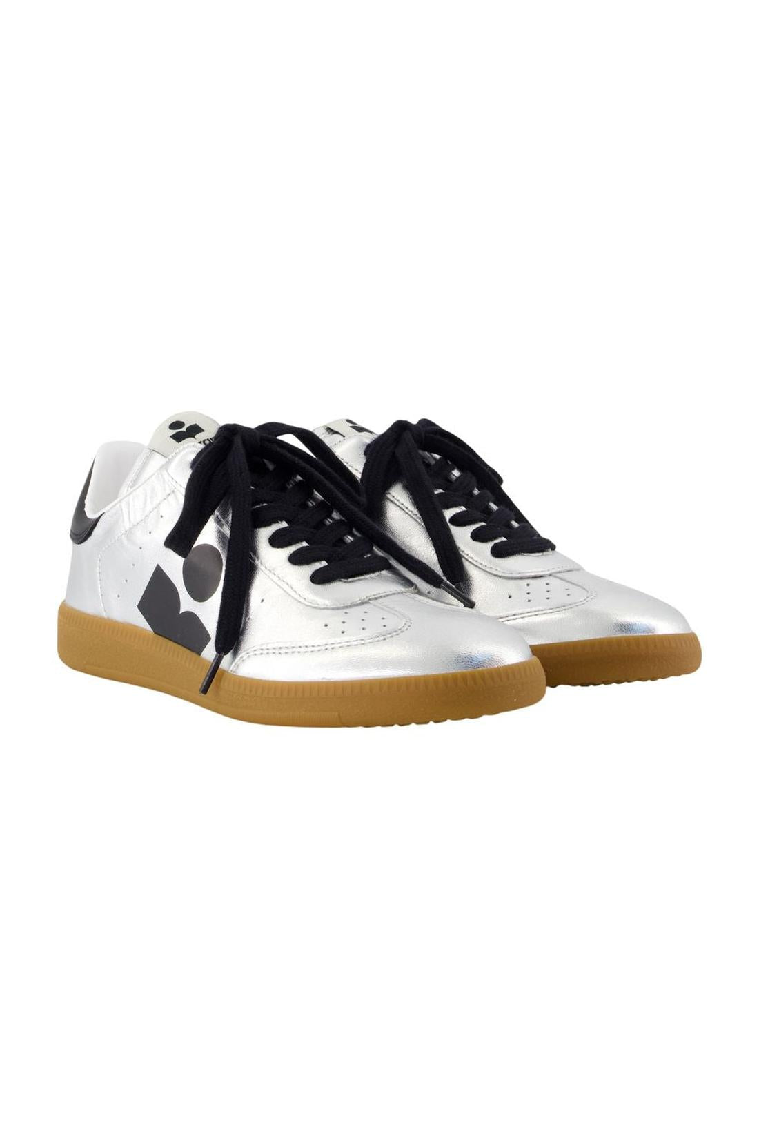 Sneakers Kaycee Ga - Isabel Marant - Leder - Silber