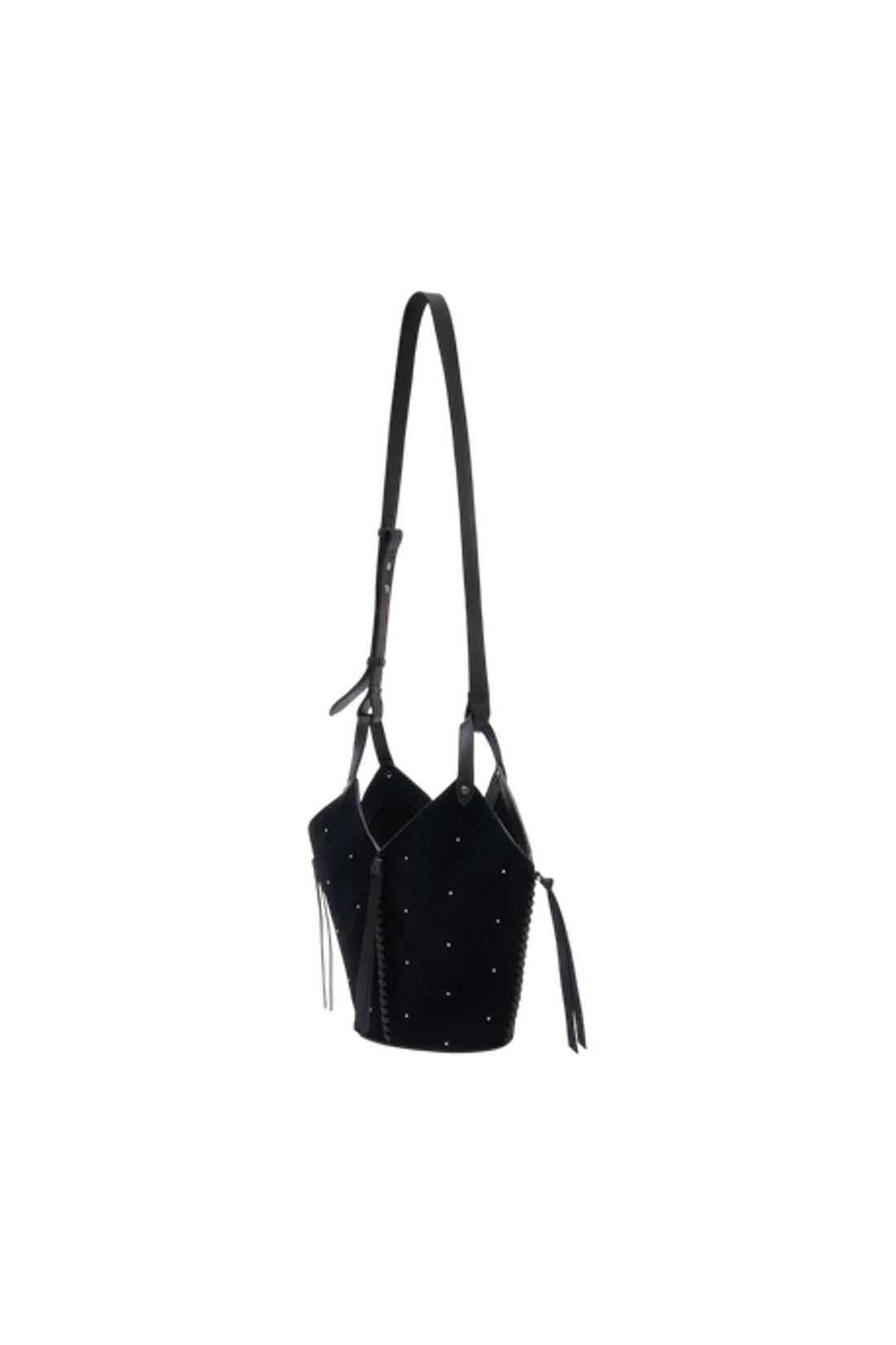 Tampa Mini Gd Schultertasche - Isabel Marant - Leder - Schwarz