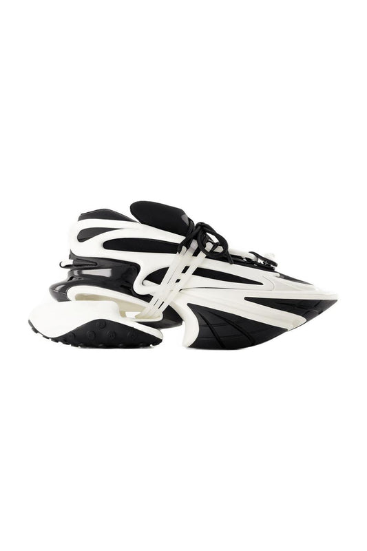 Unicorn Sneakers - Balmain - Leder - Schwarz/Weiß