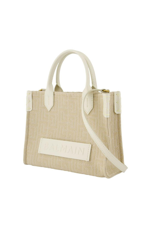 Einkaufstasche B-Army - Balmain - Leder - Neutral