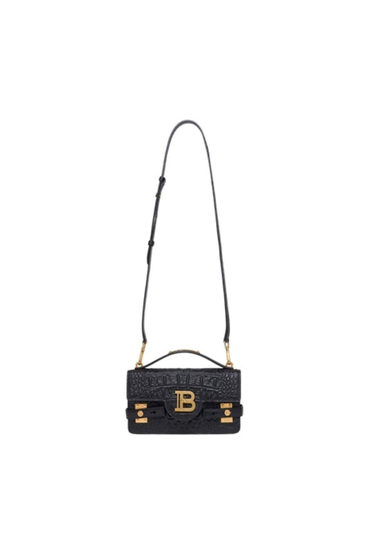 Schultertasche B-Buzz 24 - Balmain - Leder - Schwarz