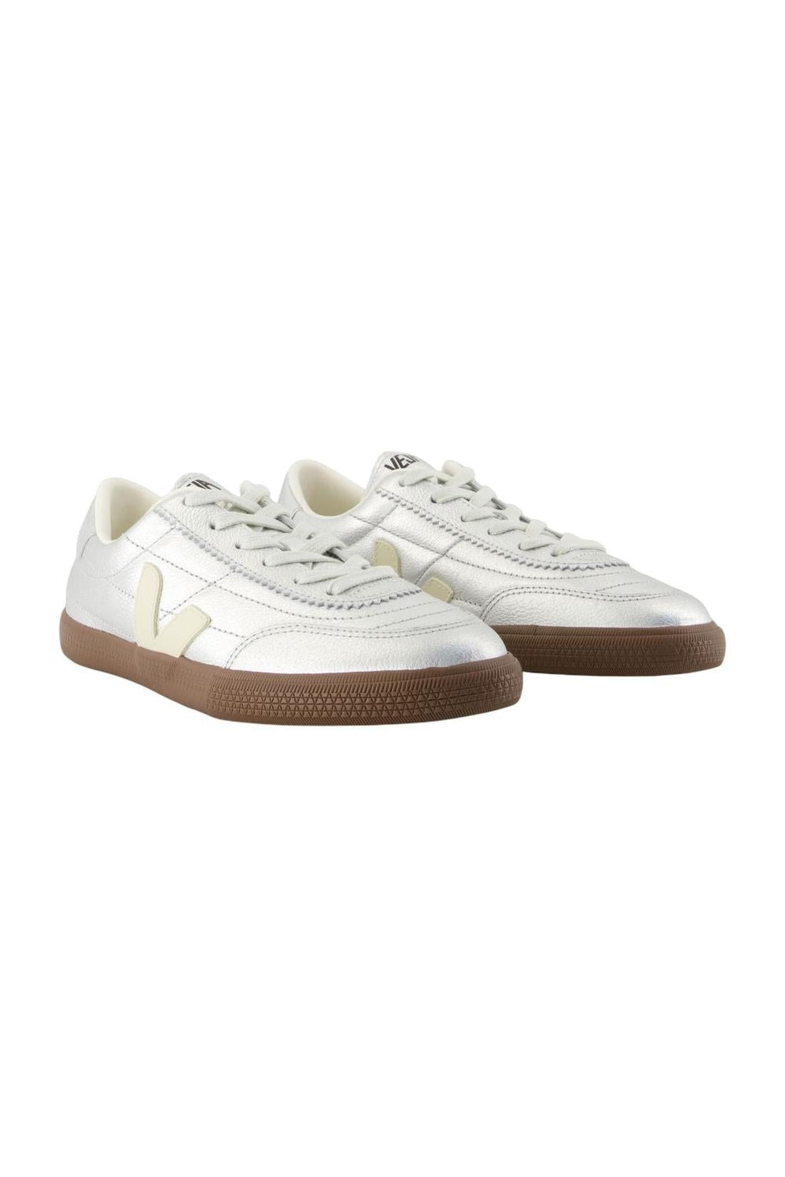 Panenka Sneakers - Veja - Leder - Silber