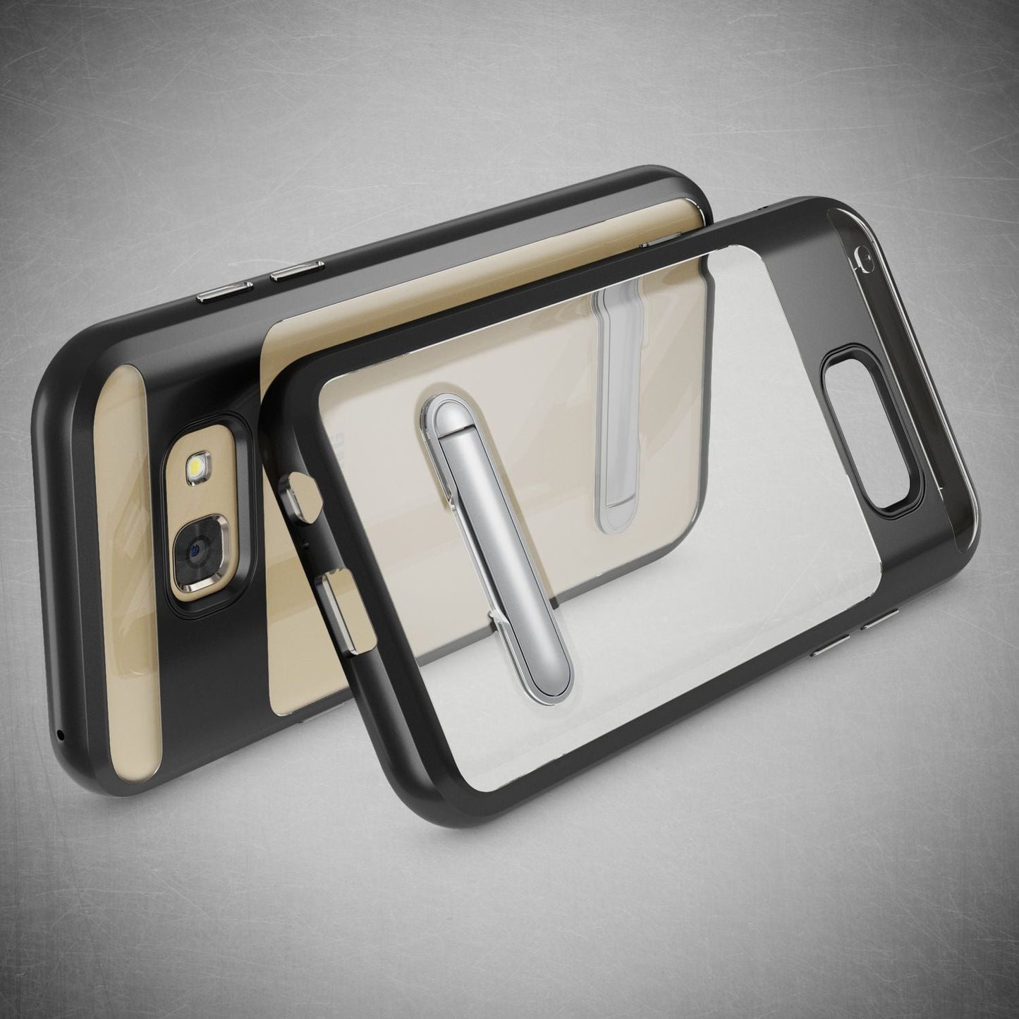 Samsung Galaxy A5 2017 Kickstand Phone Case by NALIA, TPU Silicone Kickstand Case