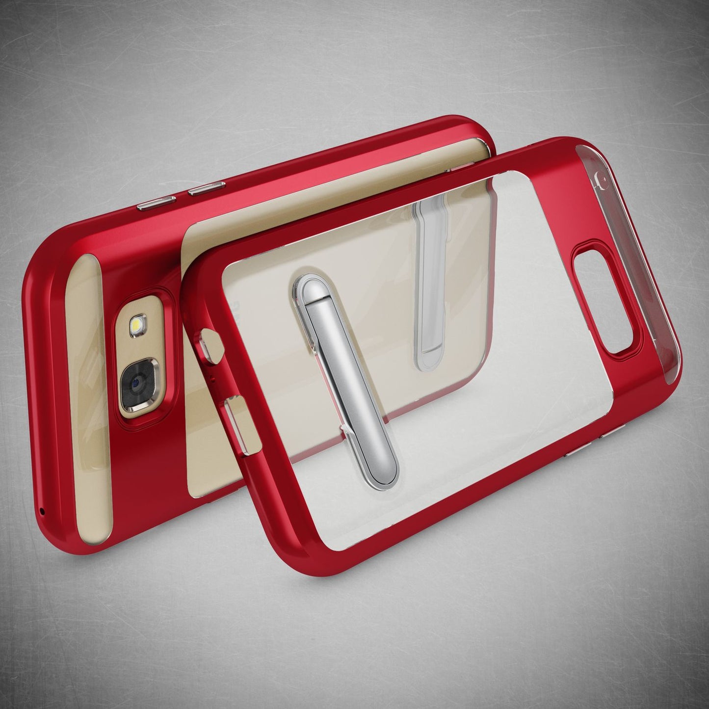 Samsung Galaxy A5 2017 Kickstand Phone Case by NALIA, TPU Silicone Kickstand Case