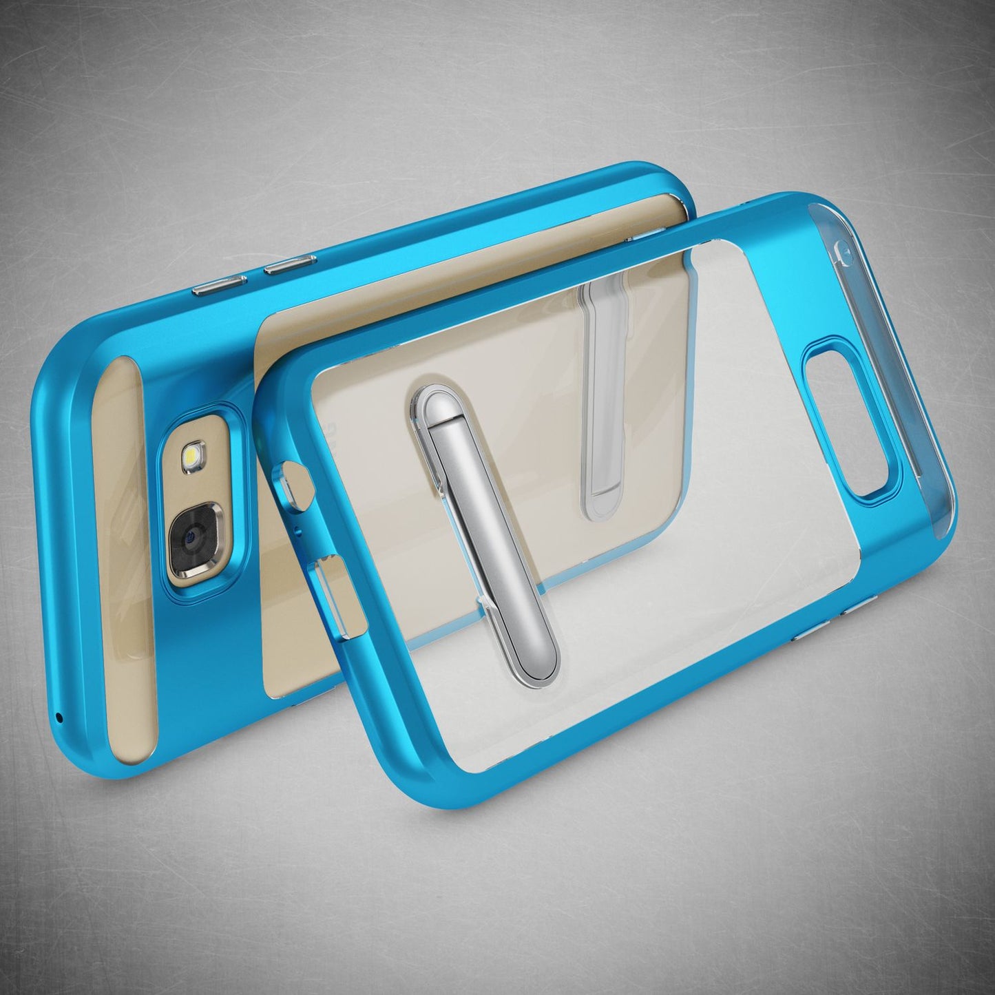 Samsung Galaxy A5 2017 Kickstand Phone Case by NALIA, TPU Silicone Kickstand Case