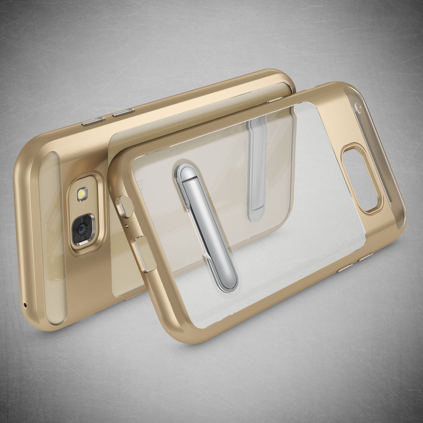 Samsung Galaxy A5 2017 Kickstand Phone Case by NALIA, TPU Silicone Kickstand Case