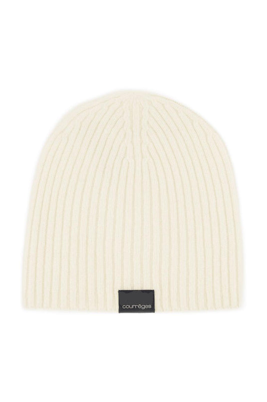 Ac Ribbed Mütze - Courreges - Wolle - Neutral