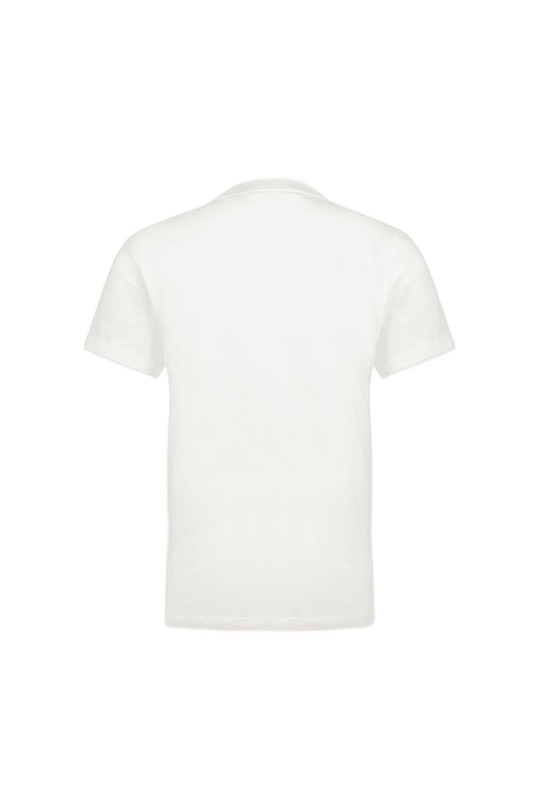 AC Straight T-Shirt - Courreges - Baumwolle - Heritage White
