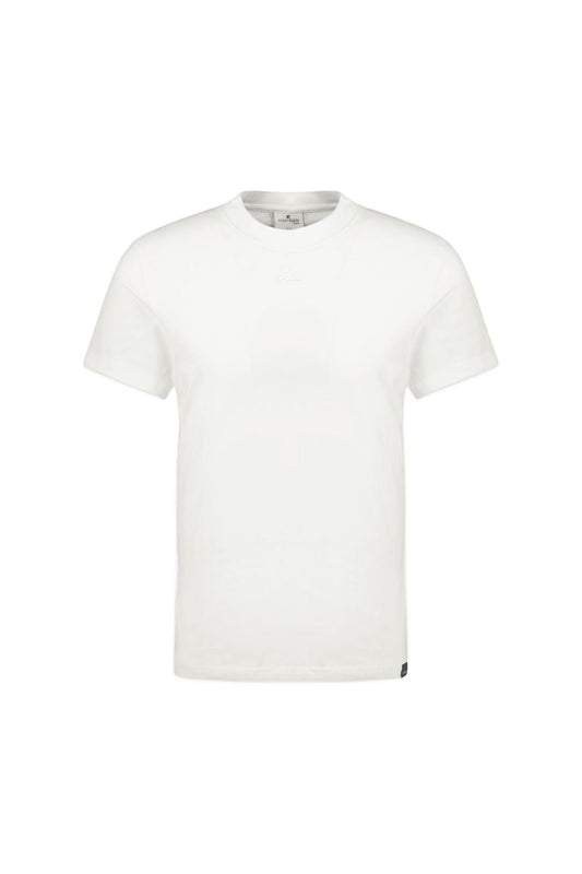 AC Straight T-Shirt - Courreges - Baumwolle - Heritage White