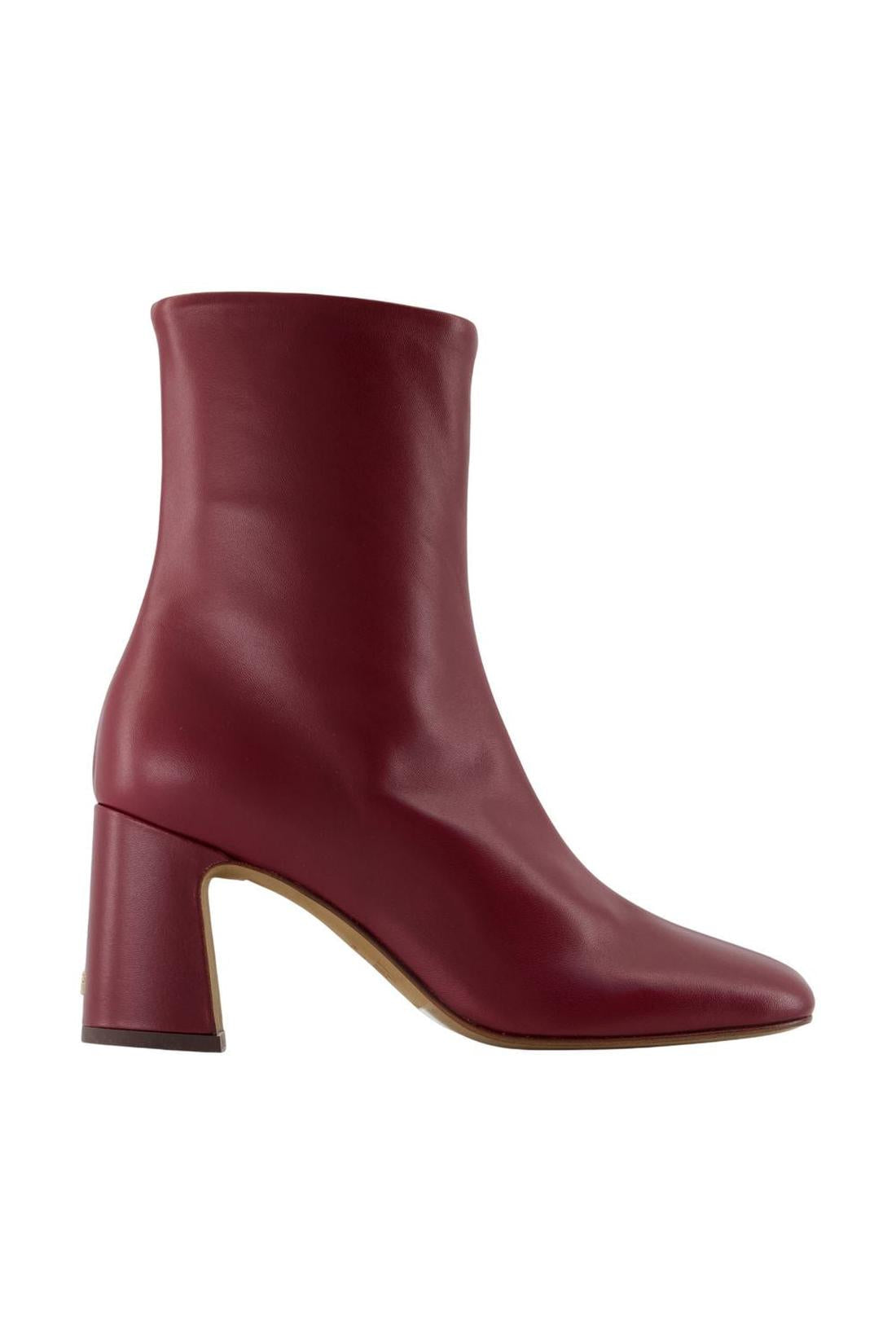 Stiefeletten Claudia - Rouje - Leder - Bordeaux